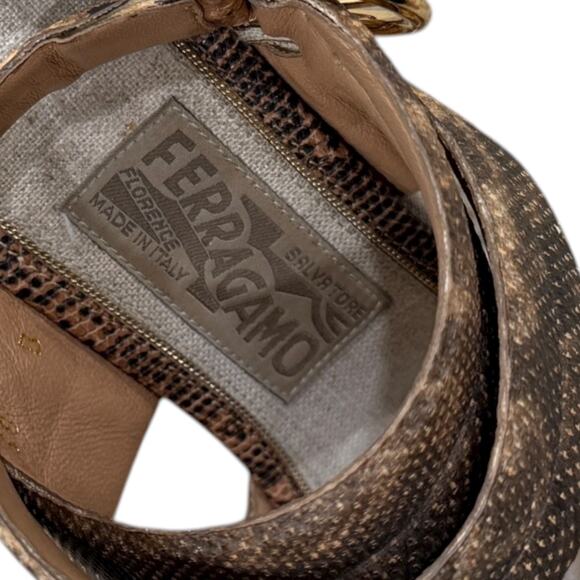 Y2k Salvatore Ferragamo Runway Wedges - Picture 12 of 12